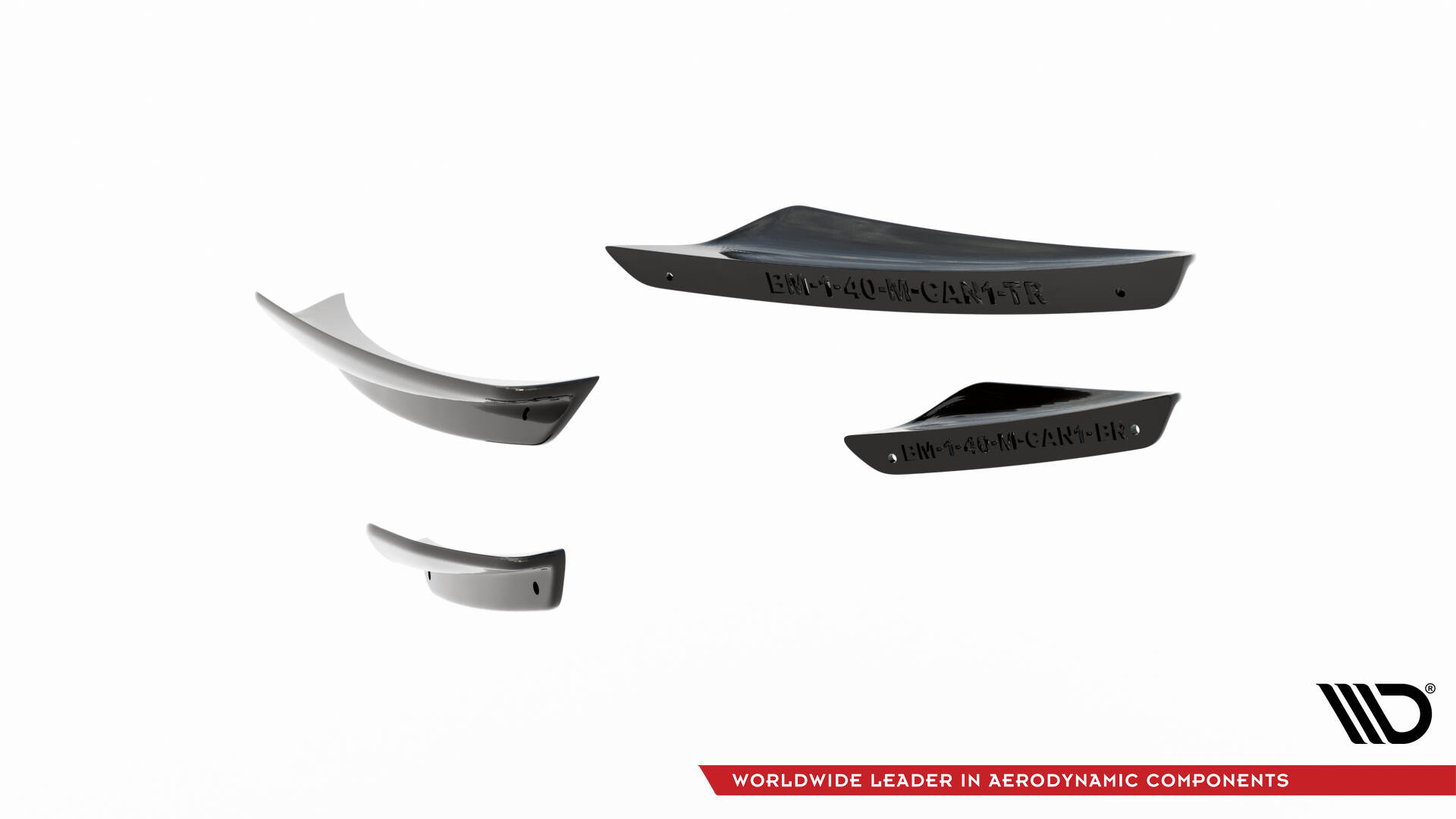 Front Bumper Wings (Canards) BMW 1 M-Pack / M135i / 128ti F40 - Image 7