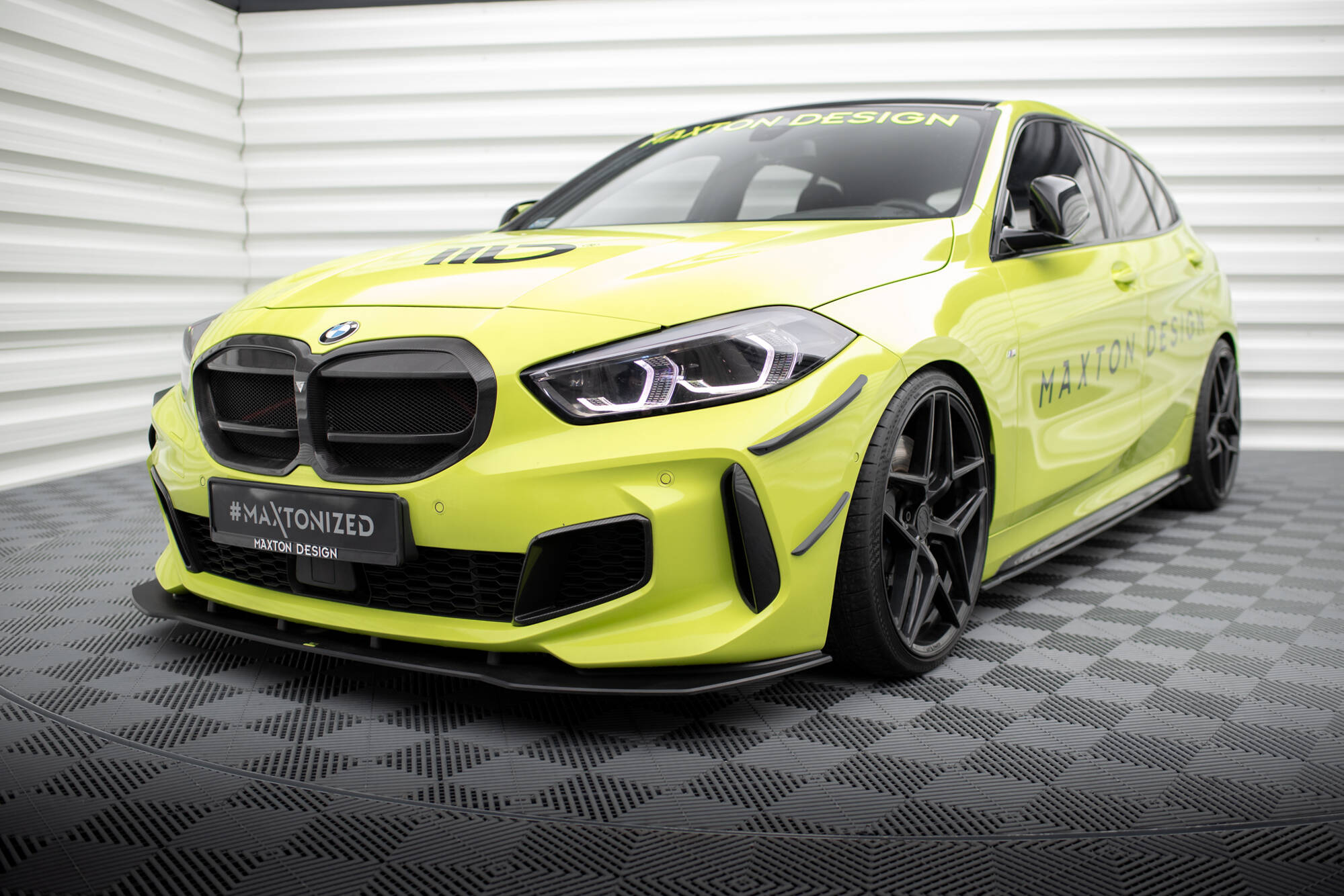 Front Bumper Wings (Canards) BMW 1 M-Pack / M135i / 128ti F40