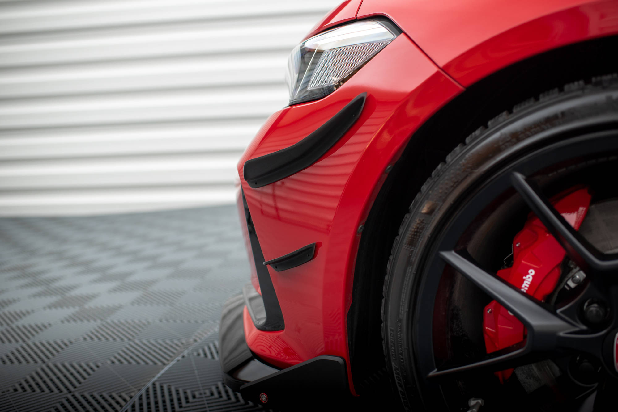 Front Bumper Wings (Canards) Honda Civic Type-R Mk 11 - Image 4