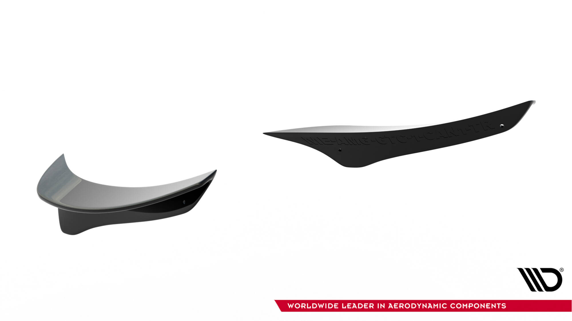 Front Bumper Wings (Canards) Mercedes-AMG GT C C190 Facelift - Image 7