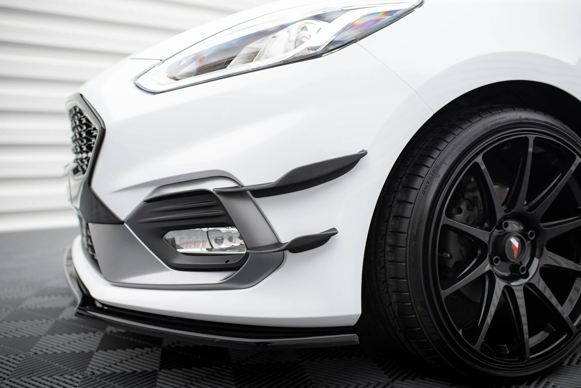Front Bumper Wings (Canards) V.2 Ford Fiesta Mk8 ST / ST-Line - Image 2