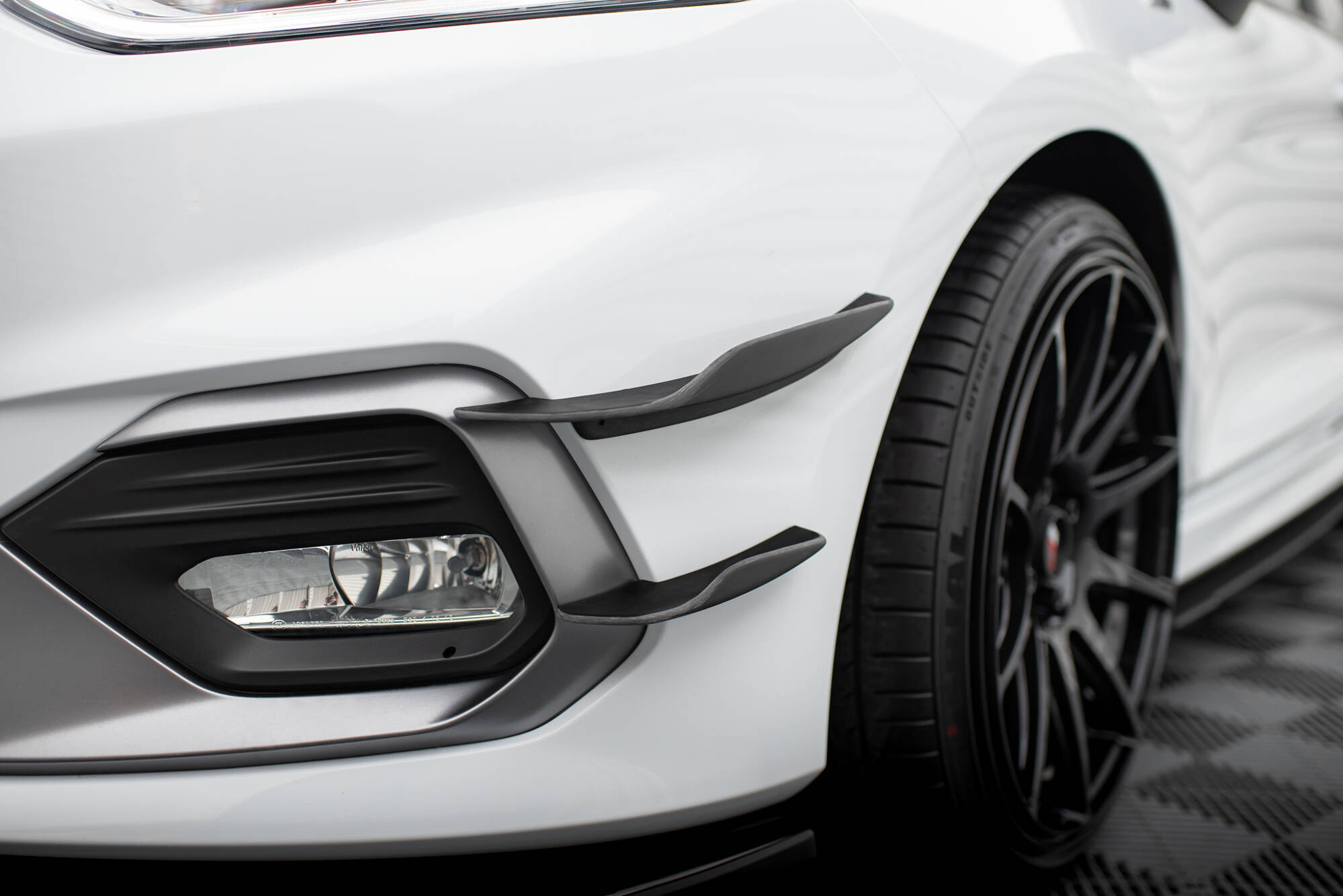 Front Bumper Wings (Canards) V.2 Ford Fiesta Mk8 ST / ST-Line - Image 3