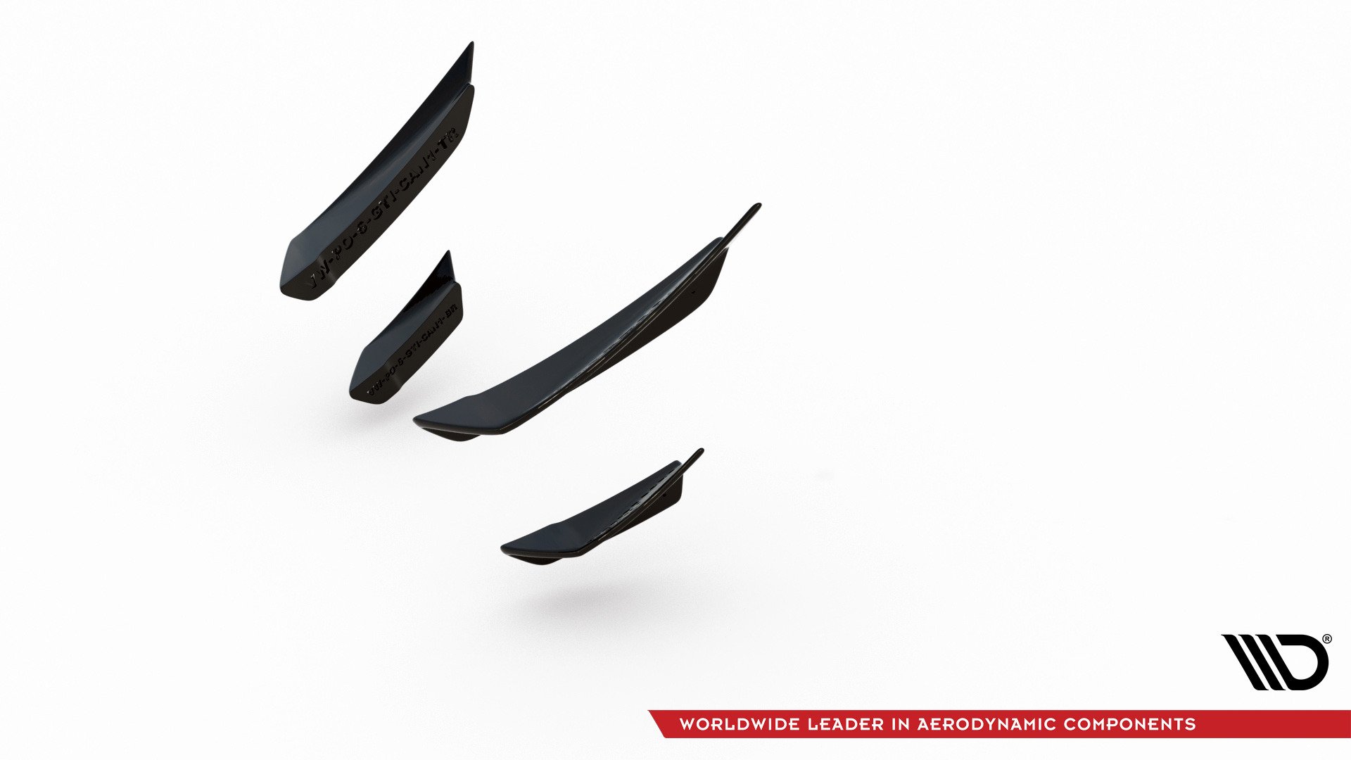Front Bumper Wings (Canards) Volkswagen Polo GTI Mk6 - Image 6