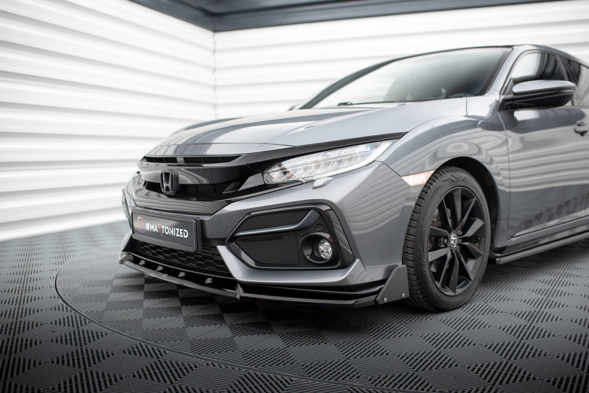 Front Splitter + Flaps Honda Civic Sport Mk 10 - Image 4