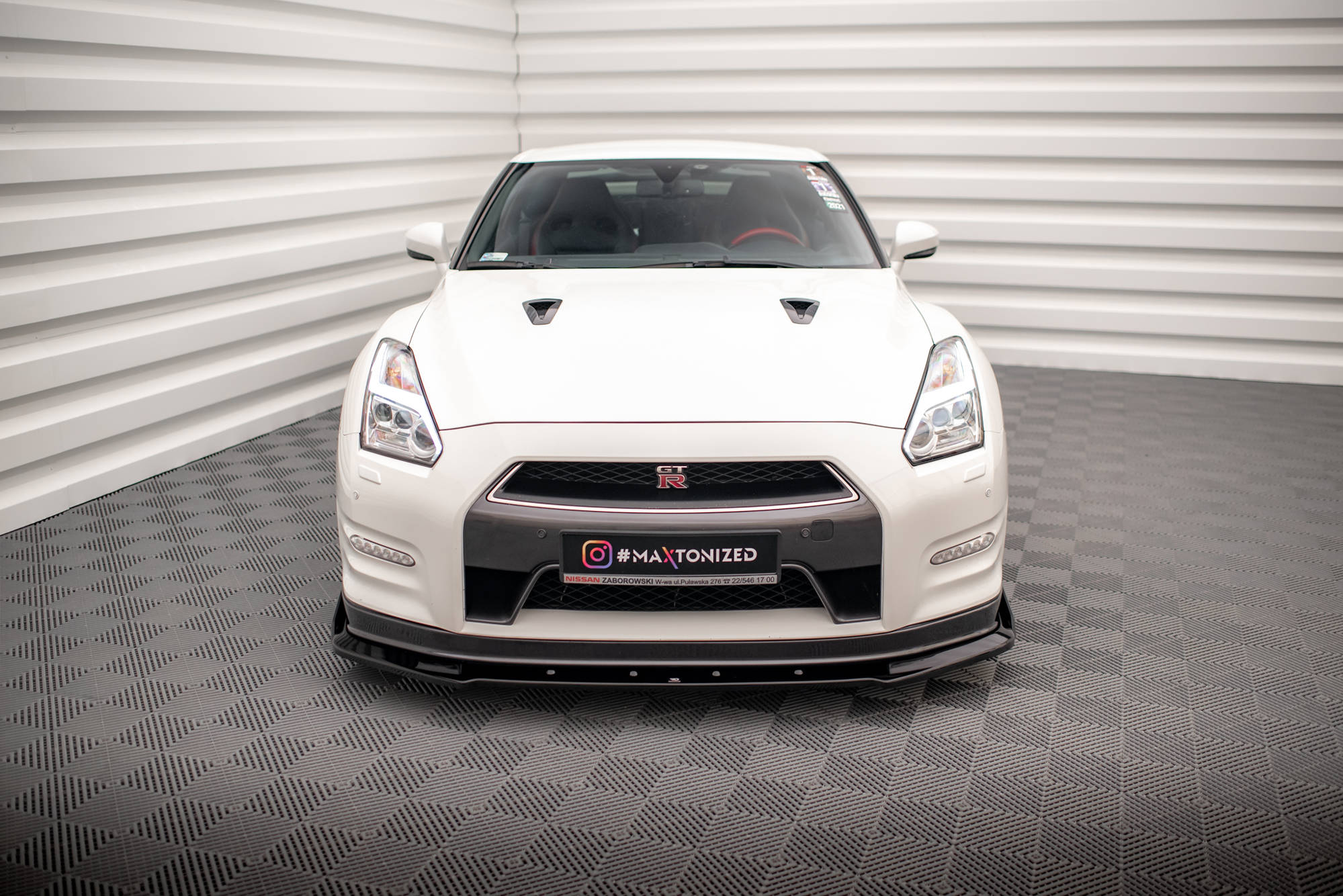 Front Splitter + Flaps Nissan GTR R35 Facelift - Image 2