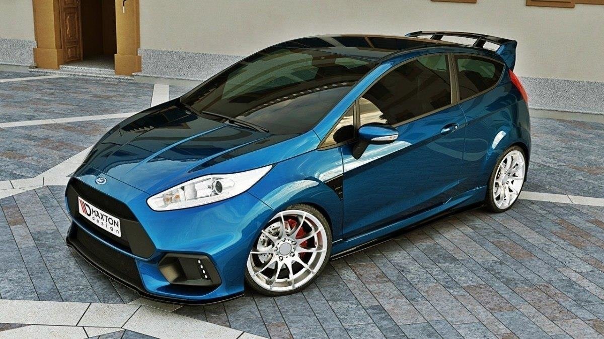 Front Splitter (Focus RS Look Bumper) Ford Fiesta Mk7 FL - Image 2