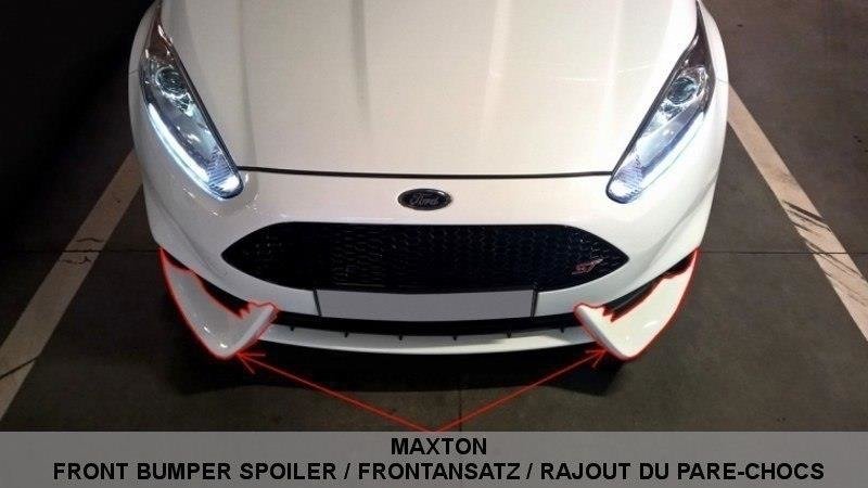 Front Splitter Ford Fiesta ST Mk7 FL (Fit Maxton Design Bumper) - Image 2