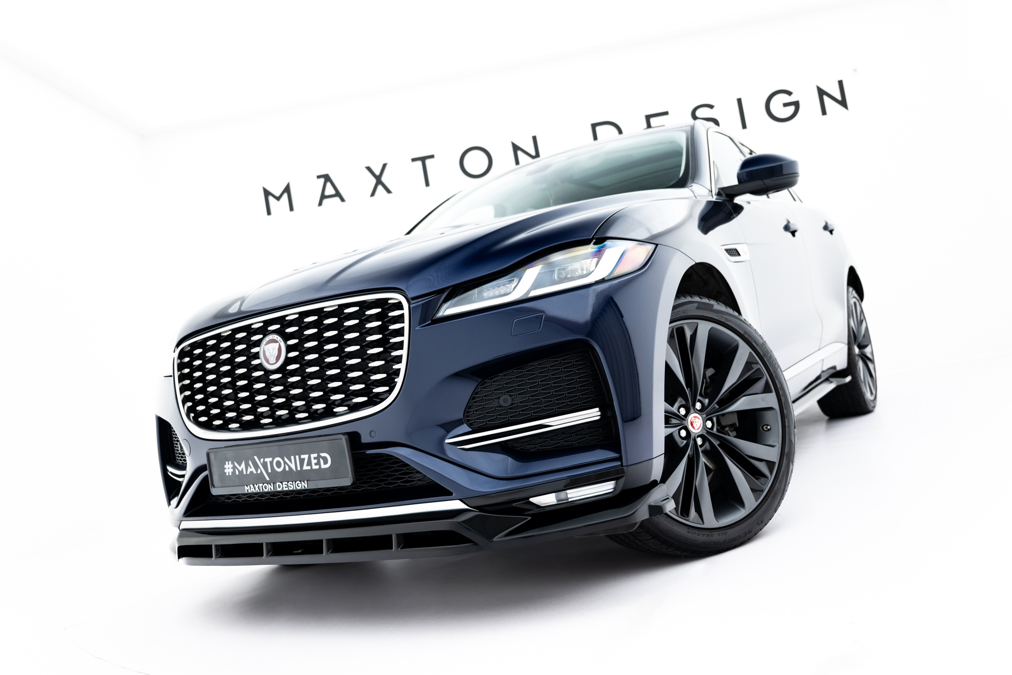 Front Splitter Jaguar F-Pace R-Sport Mk1 Facelift
