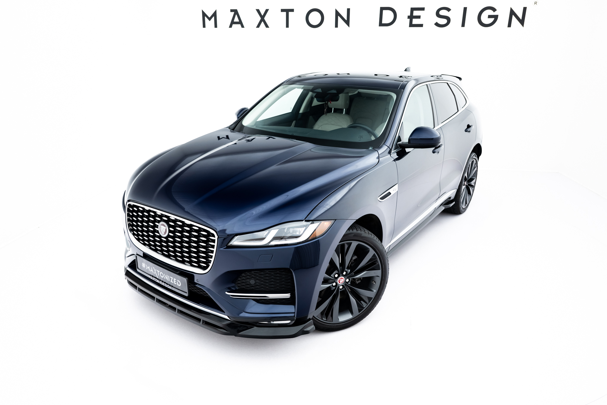 Front Splitter Jaguar F-Pace R-Sport Mk1 Facelift - Image 3
