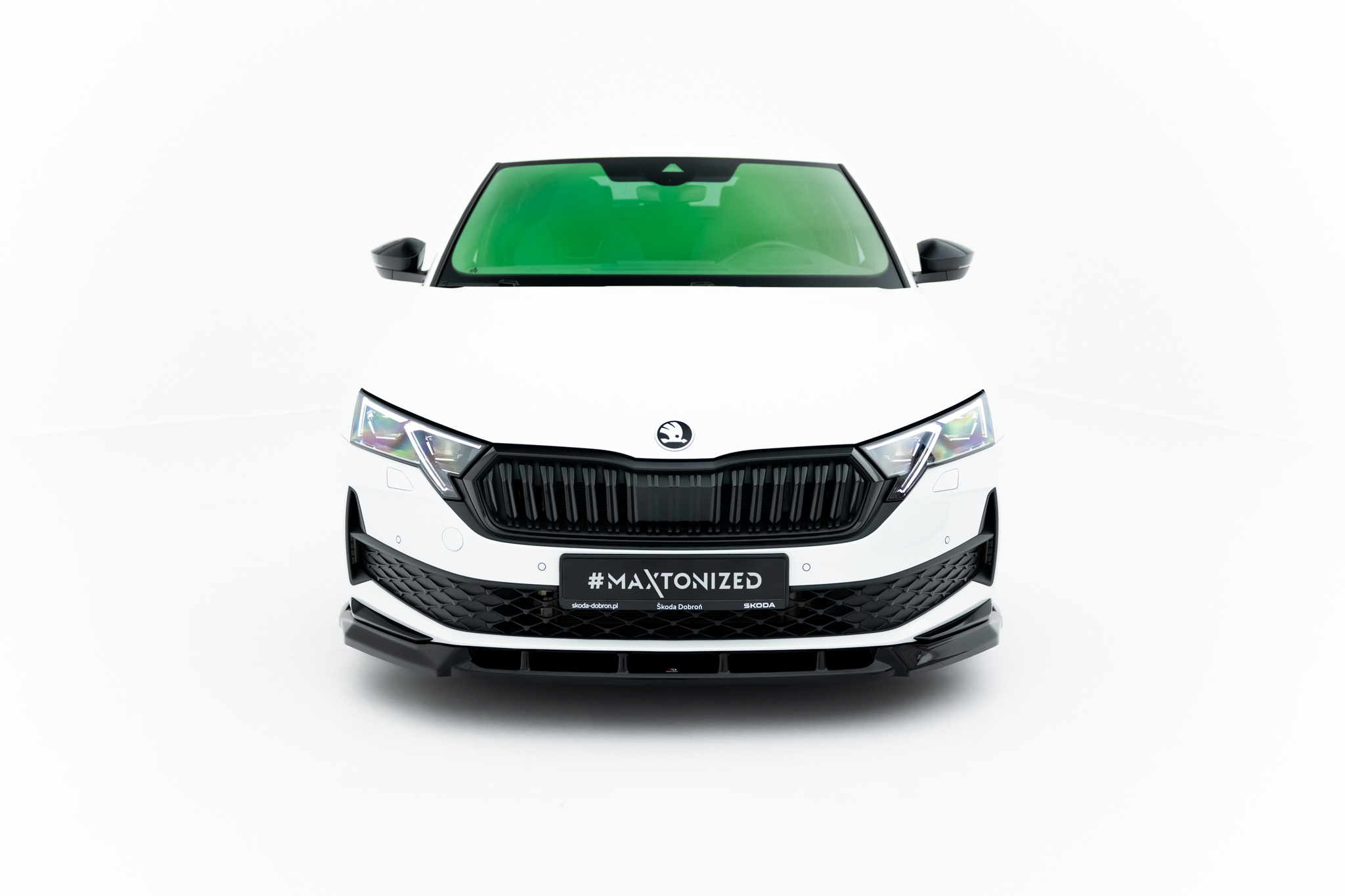 Front Splitter Skoda Octavia Sportline Liftback / Combi Mk4 Facelift - Image 3