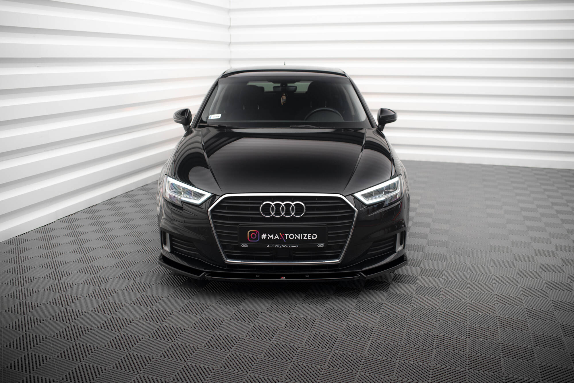 Front Splitter V.1 Audi A3 Sportback 8V Facelift - Image 2