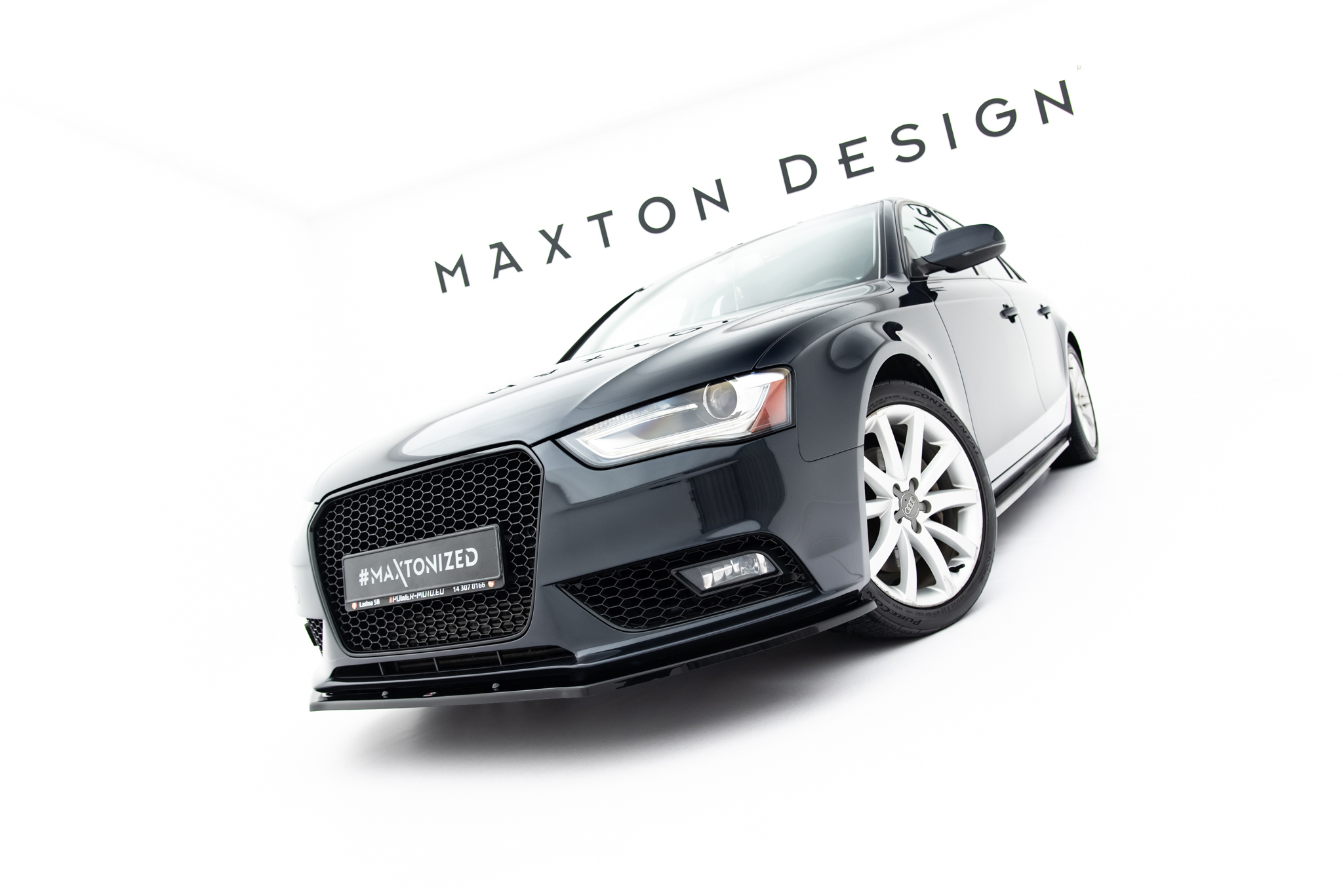Front Splitter V.1 Audi A4 B8 FL - Image 3