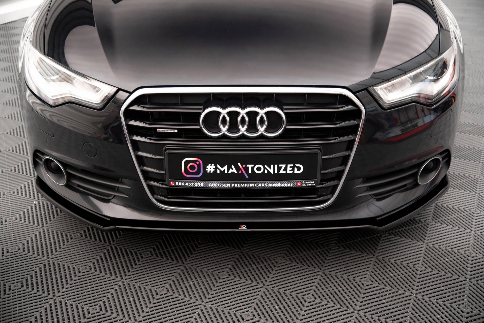 Front Splitter V.1 Audi A6 C7 - Image 2