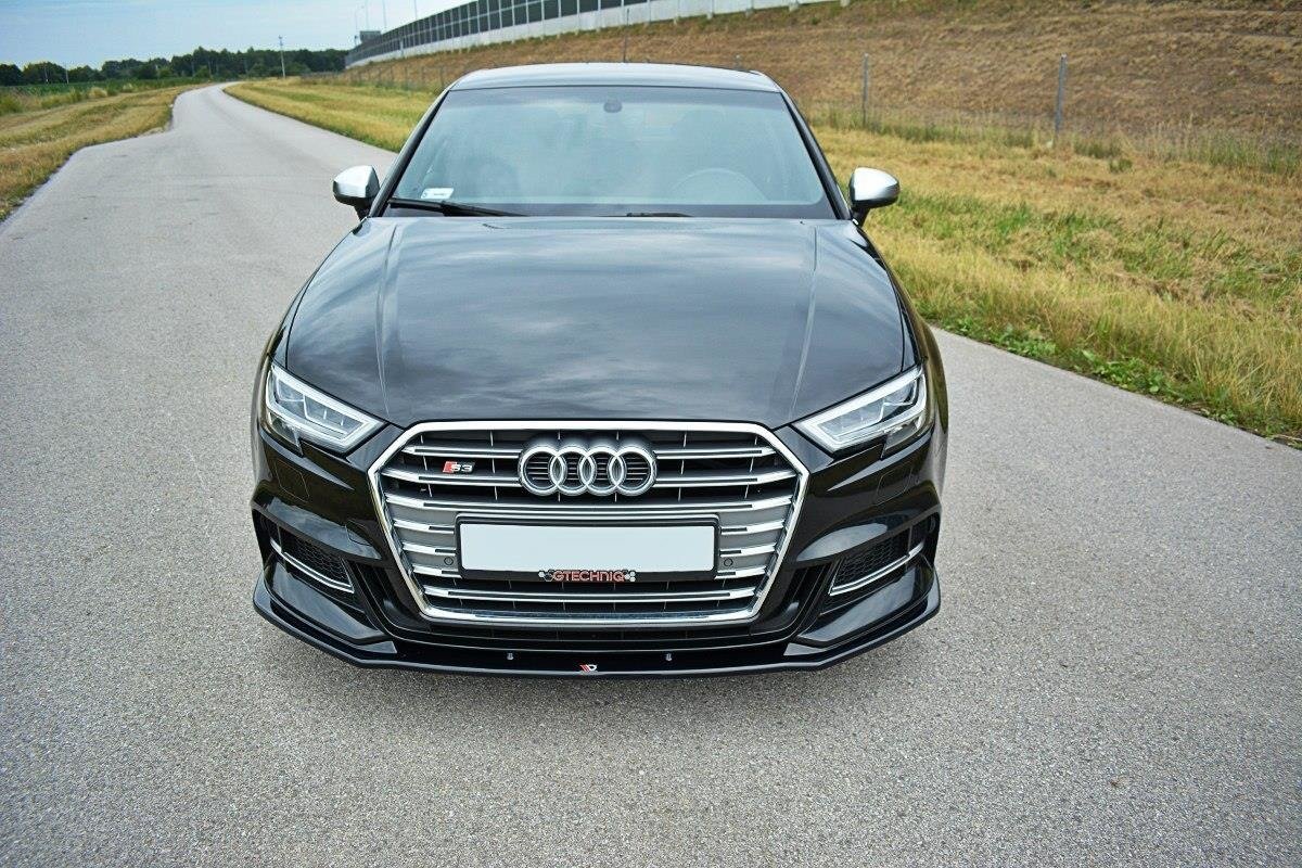 Front Splitter V.1 Audi S3 / A3 S-Line Hatchback / Sportback 8V Facelift - Image 2