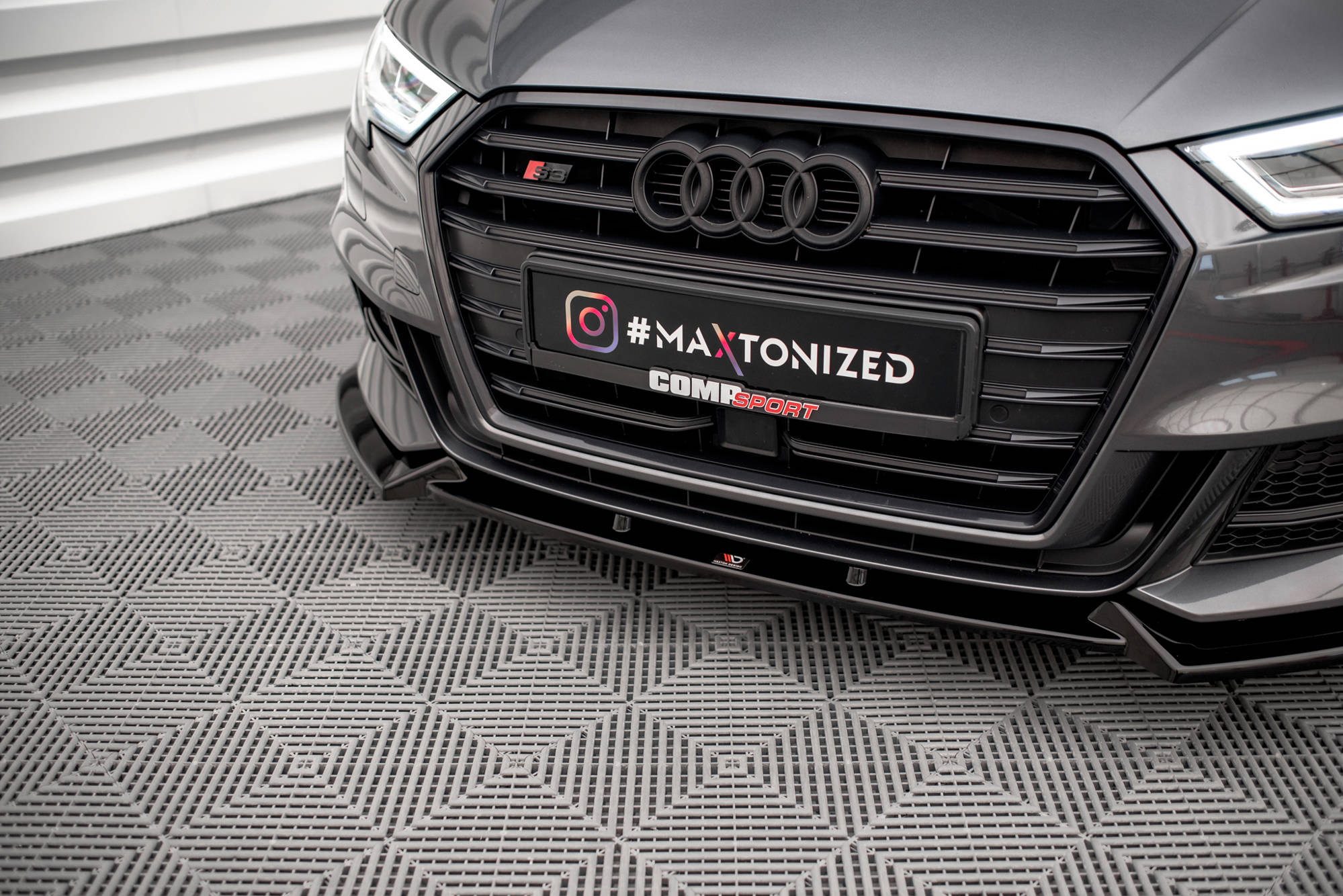 Front Splitter V.1 Audi S3 / A3 S-Line Sportback 8V Facelift - Image 3