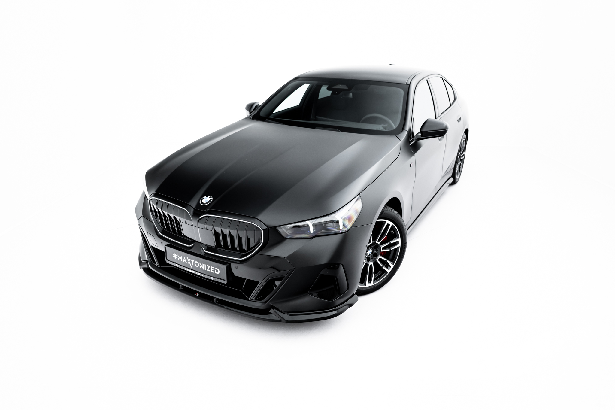 Front Splitter V.1 BMW 5 / i5 M-Pack Sedan / Touring G60 / G61 - Image 4