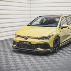 Alternative view of Front Splitter V.1 + Flaps Volkswagen Golf GTI Clubsport Mk8