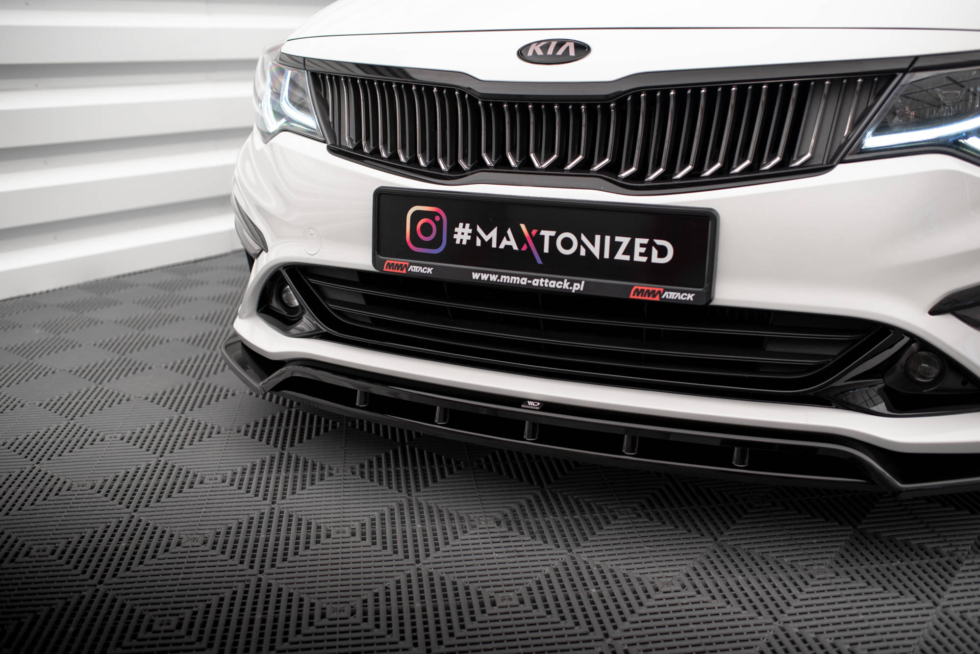 Front Splitter V.1 Kia Optima Mk4 Facelift - Image 3