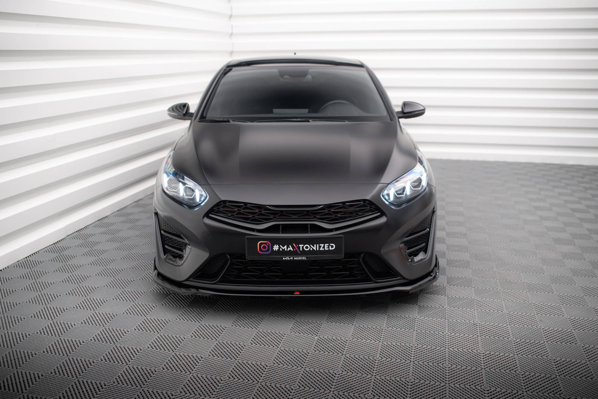 Front Splitter V.1 Kia Proceed GT Mk3 Facelift / Ceed GT / GT - Line Mk1 Facelift - Image 2