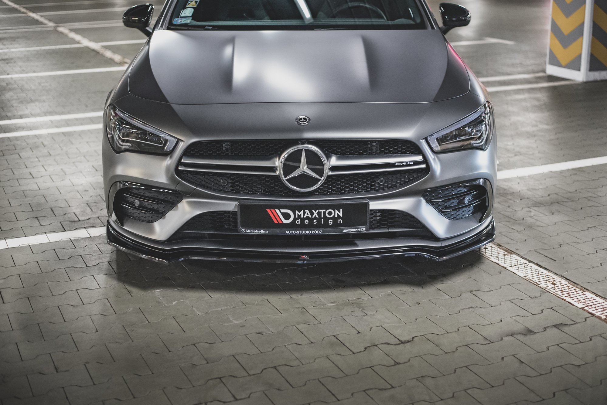 Front Splitter V.1 Mercedes-AMG CLA 35 Aero C118 - Image 2