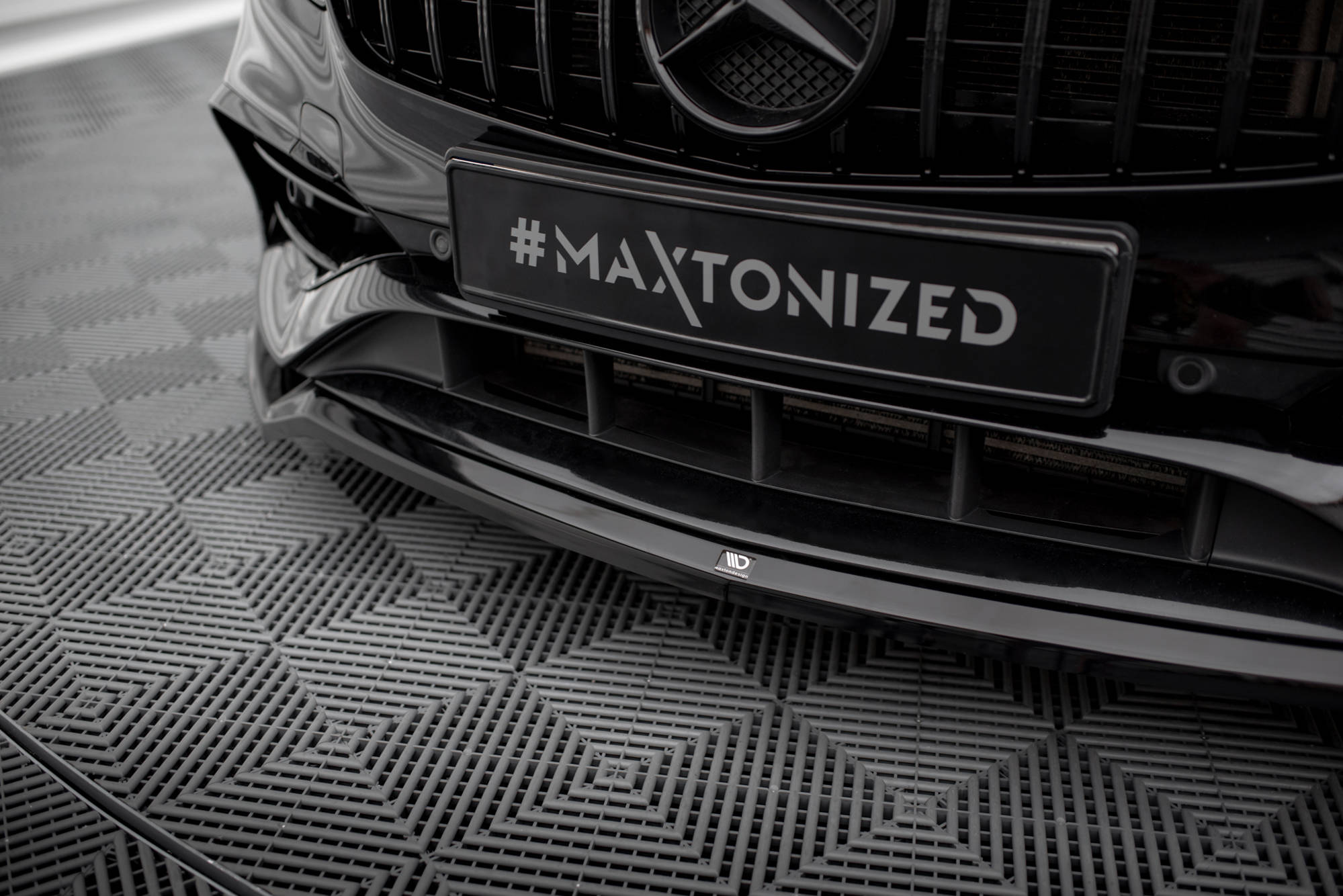 Front Splitter V.1 Mercedes-Benz A AMG-Line W176 Facelift - Image 3