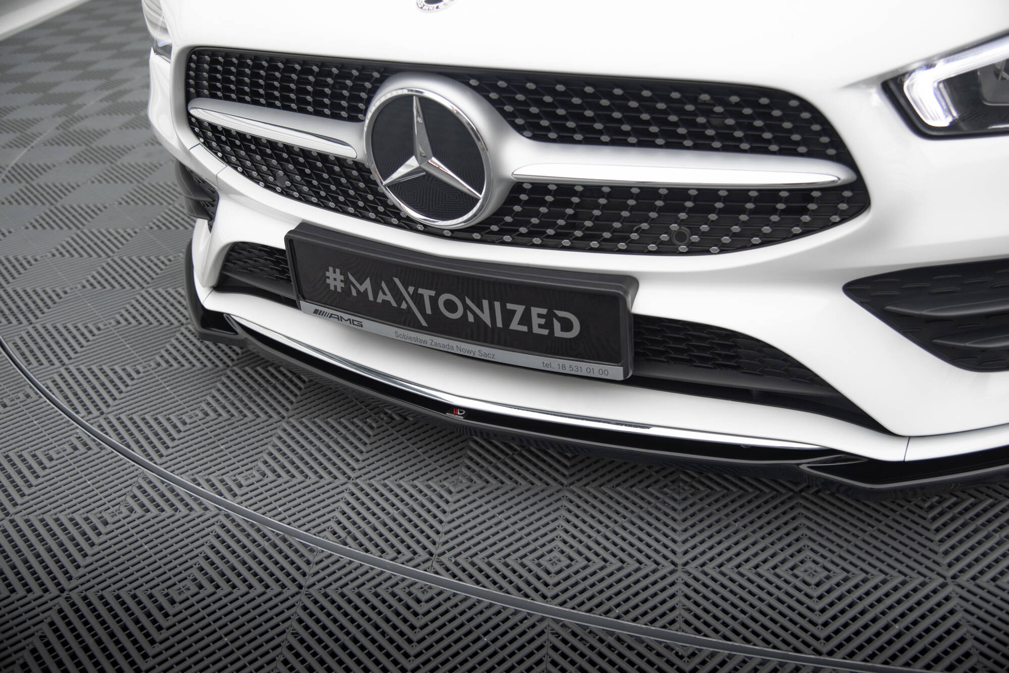 Front Splitter V.1 Mercedes-Benz CLA A35 AMG / AMG-Line C118 - Image 3