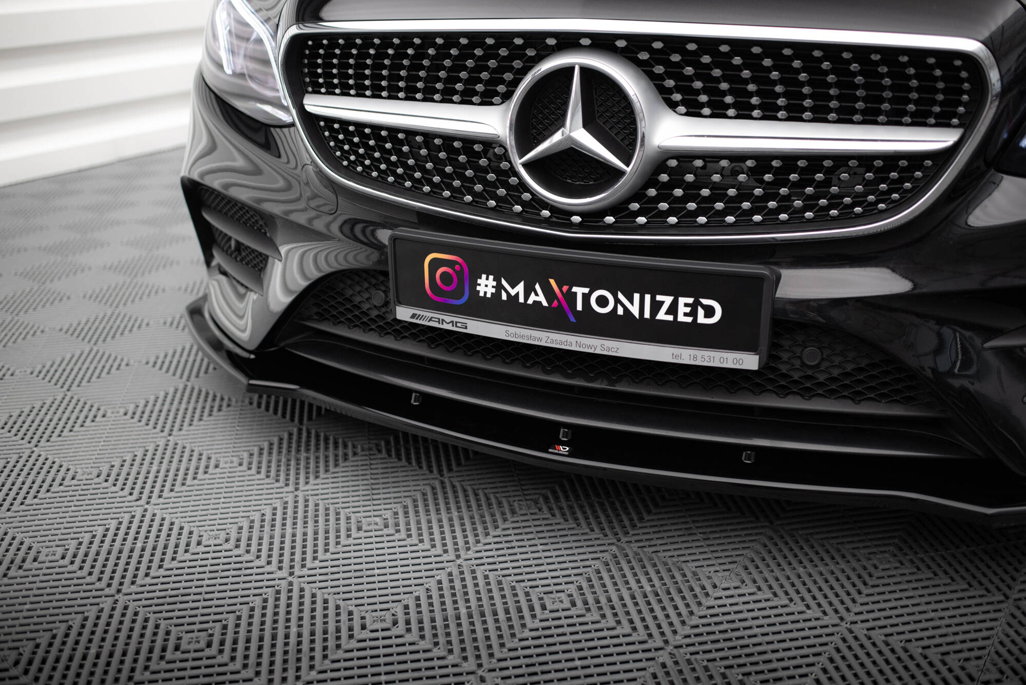 Front Splitter V.1 Mercedes-Benz E-Class W213 Coupe (C238) / Cabriolet (A238) AMG-Line / 53 AMG - Image 3