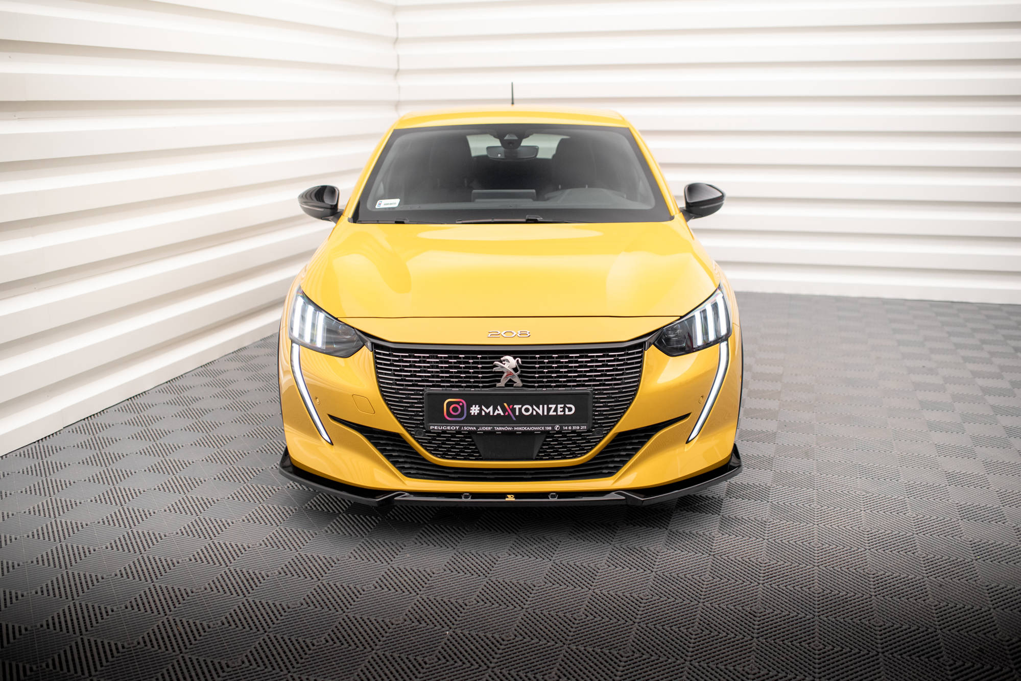 Front Splitter V.1 Peugeot 208 GT Mk2 - Image 2