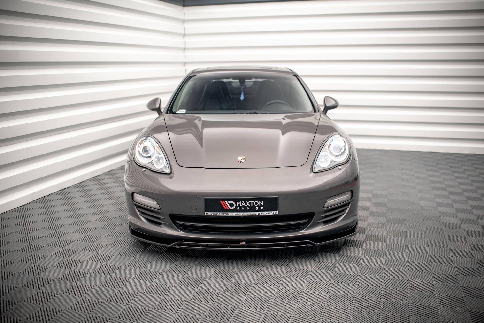 Front Splitter V.1 Porsche Panamera / Panamera Diesel 970 - Image 2