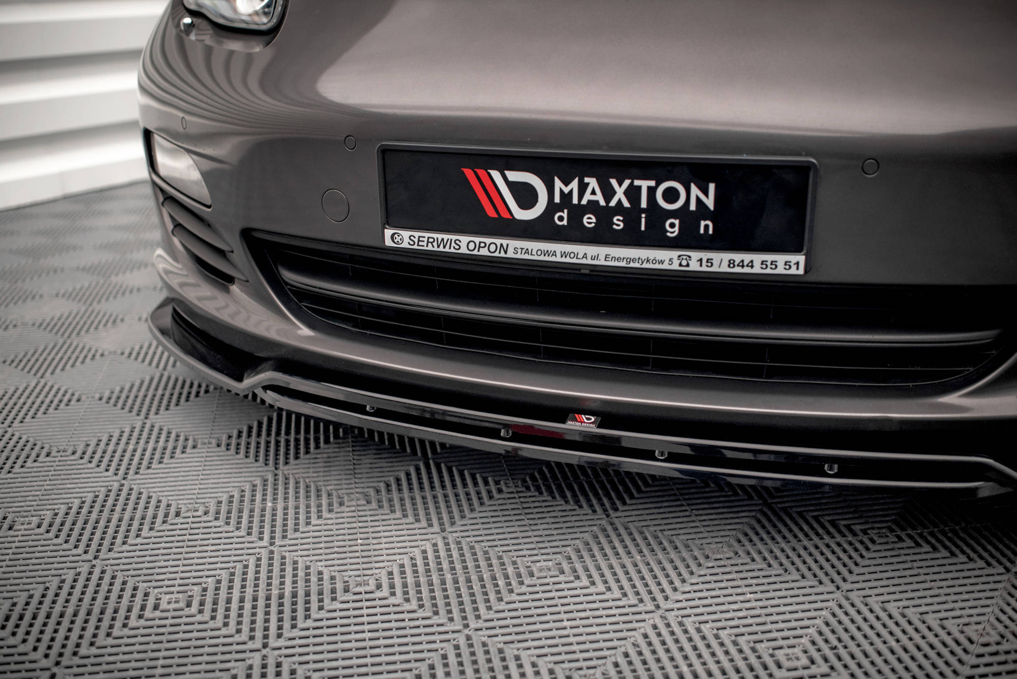 Front Splitter V.1 Porsche Panamera / Panamera Diesel 970 - Image 3