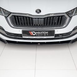 Alternative view of Front Splitter V.1 Skoda Octavia Mk4