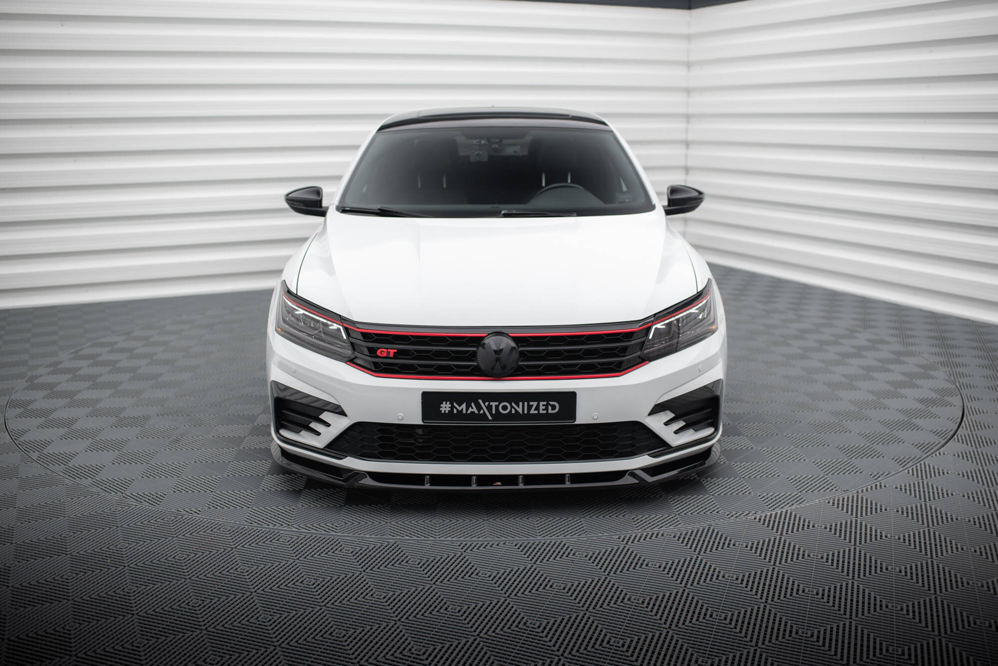 Front Splitter V.1 Volkswagen Passat GT B8 Facelift USA - Image 2