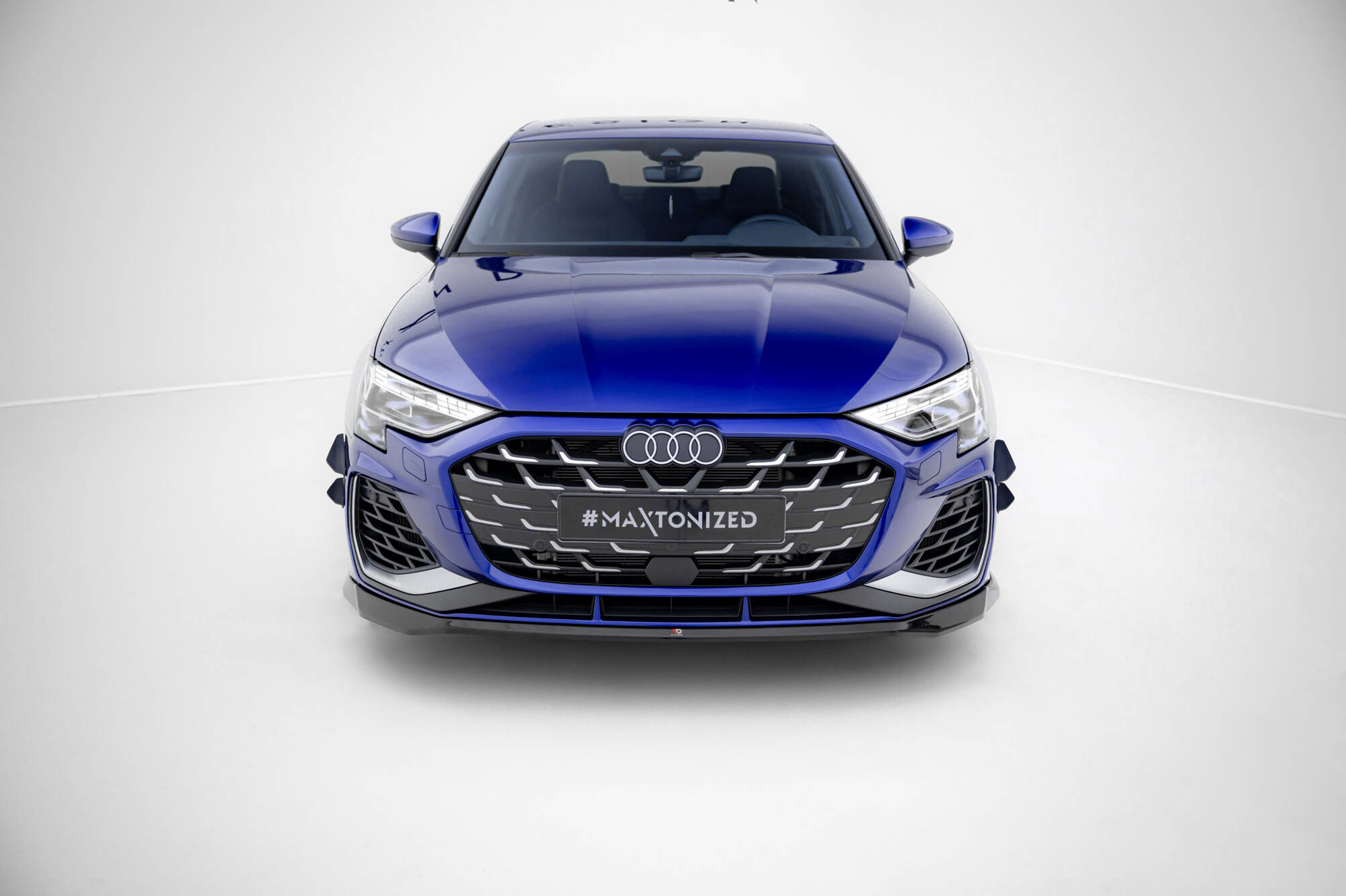 Front Splitter V.2 Audi A3 S-Line Sedan / S3 Sedan 8Y Facelift - Image 2