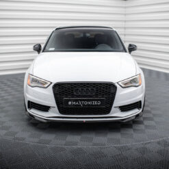 Alternative view of Front Splitter V.2 Audi A3 Sedan 8V