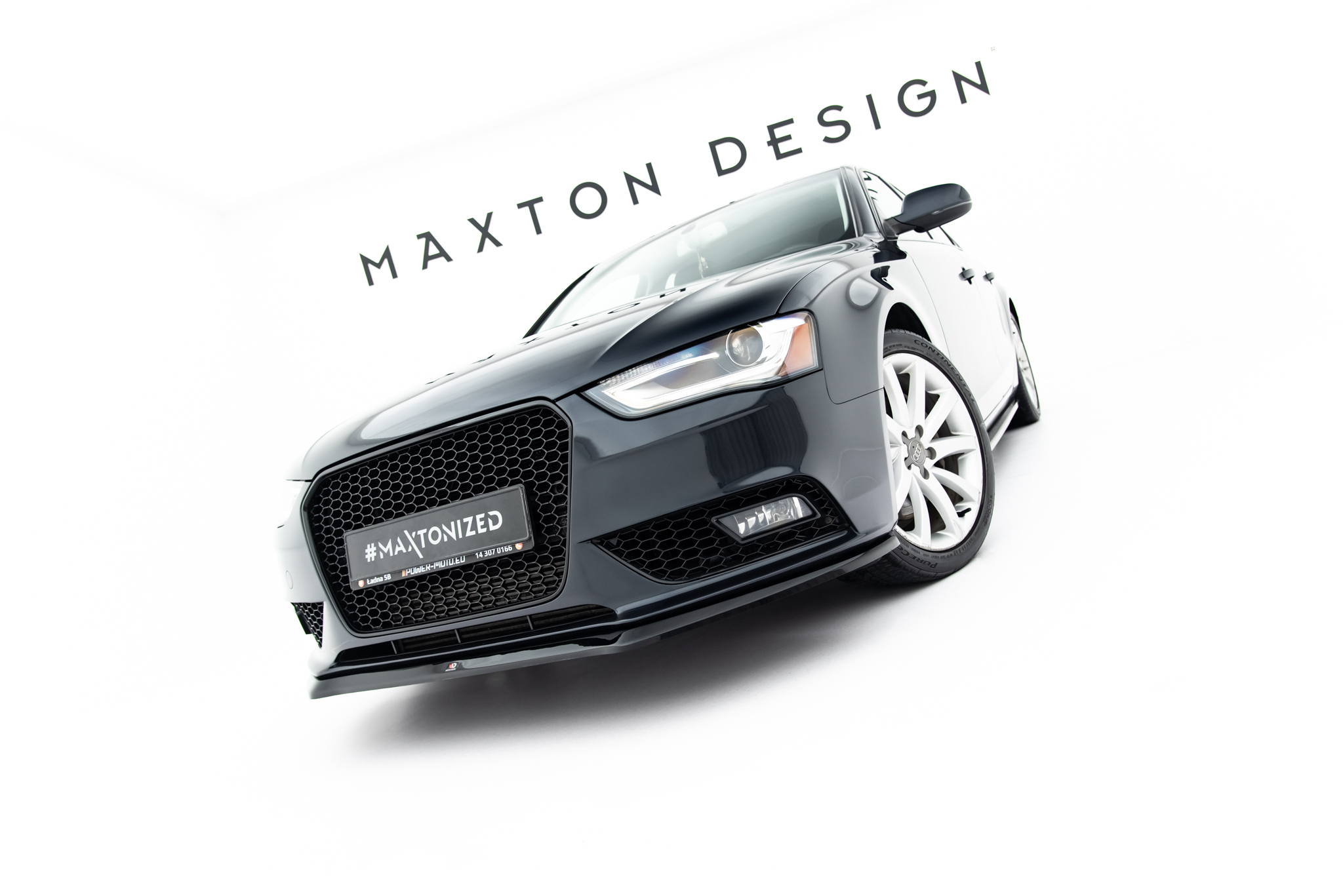Front Splitter V.2 Audi A4 B8 FL - Image 2