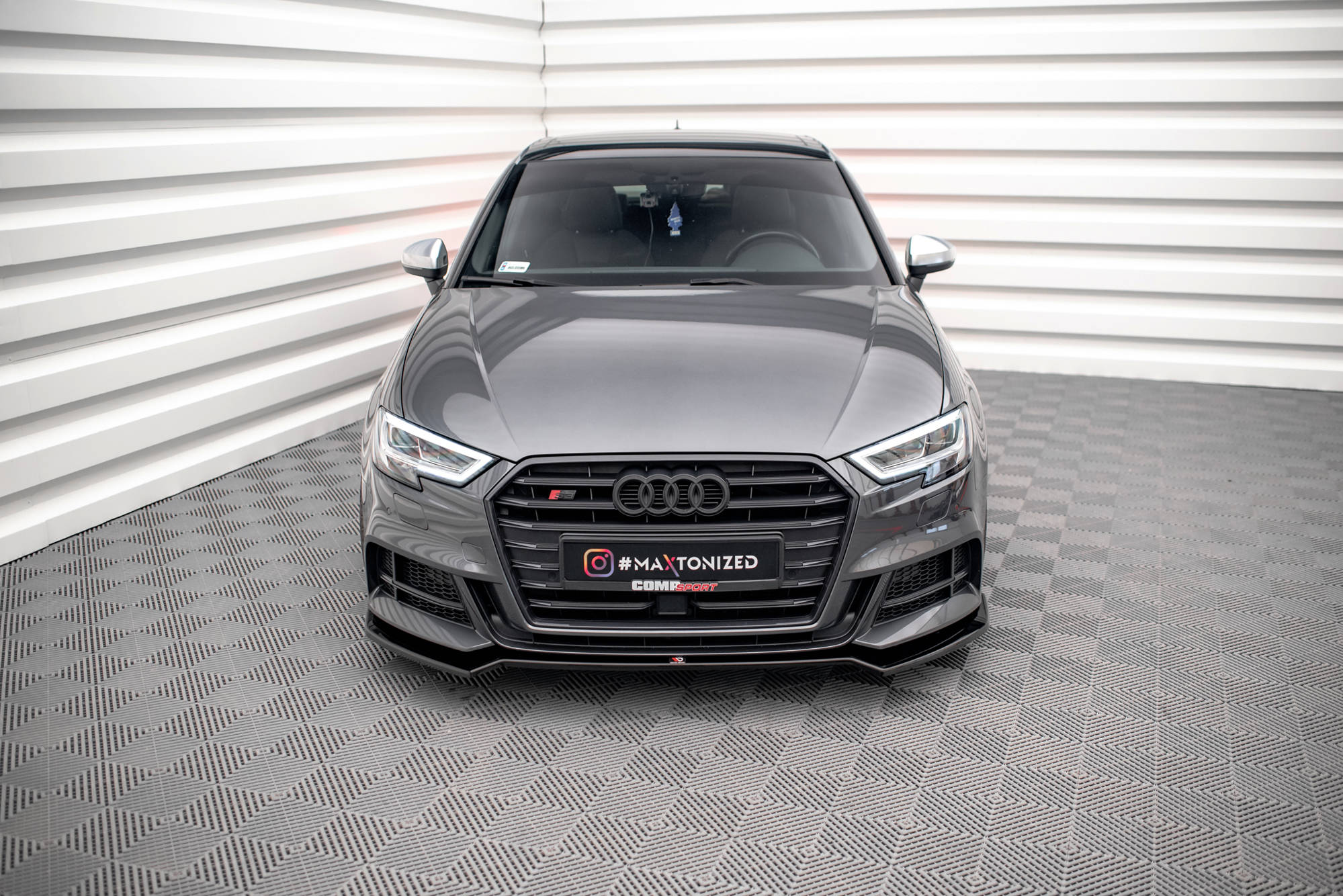 Front Splitter V.2 Audi S3 / A3 S-Line Sportback 8V Facelift - Image 2