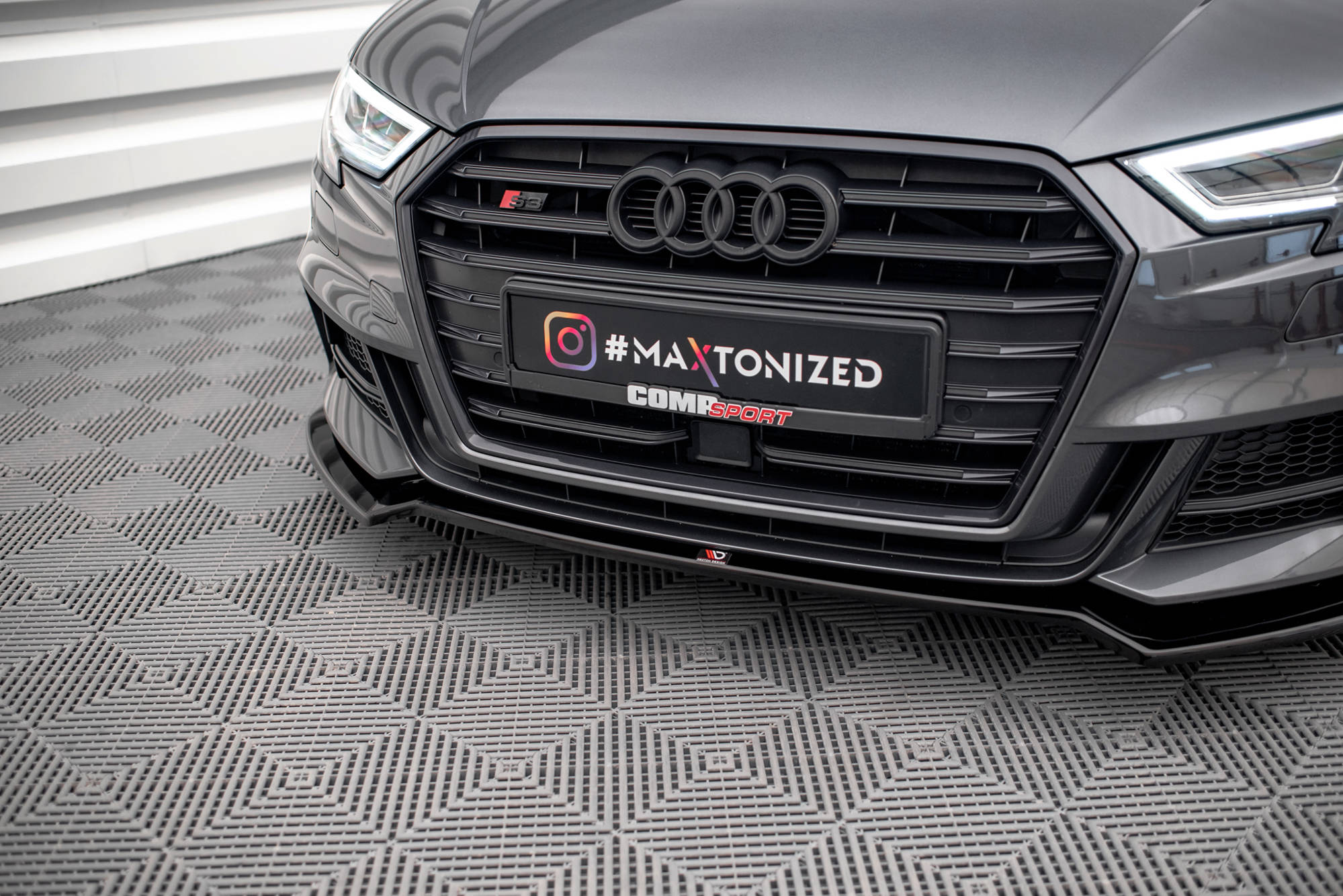 Front Splitter V.2 Audi S3 / A3 S-Line Sportback 8V Facelift - Image 3