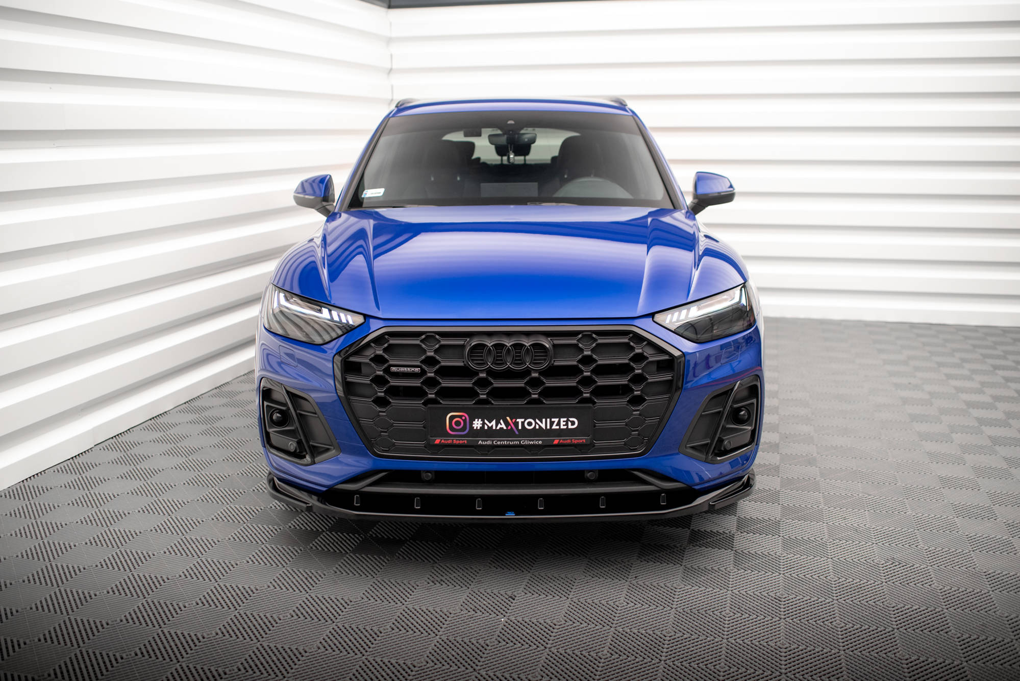 Front Splitter V.2 Audi SQ5 / Q5 S-Line SUV / Sportback Mk2 Facelift - Image 2