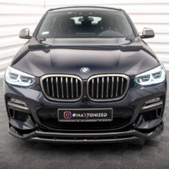 Alternative view of Front Splitter V.2 BMW X4 M-Pack G02