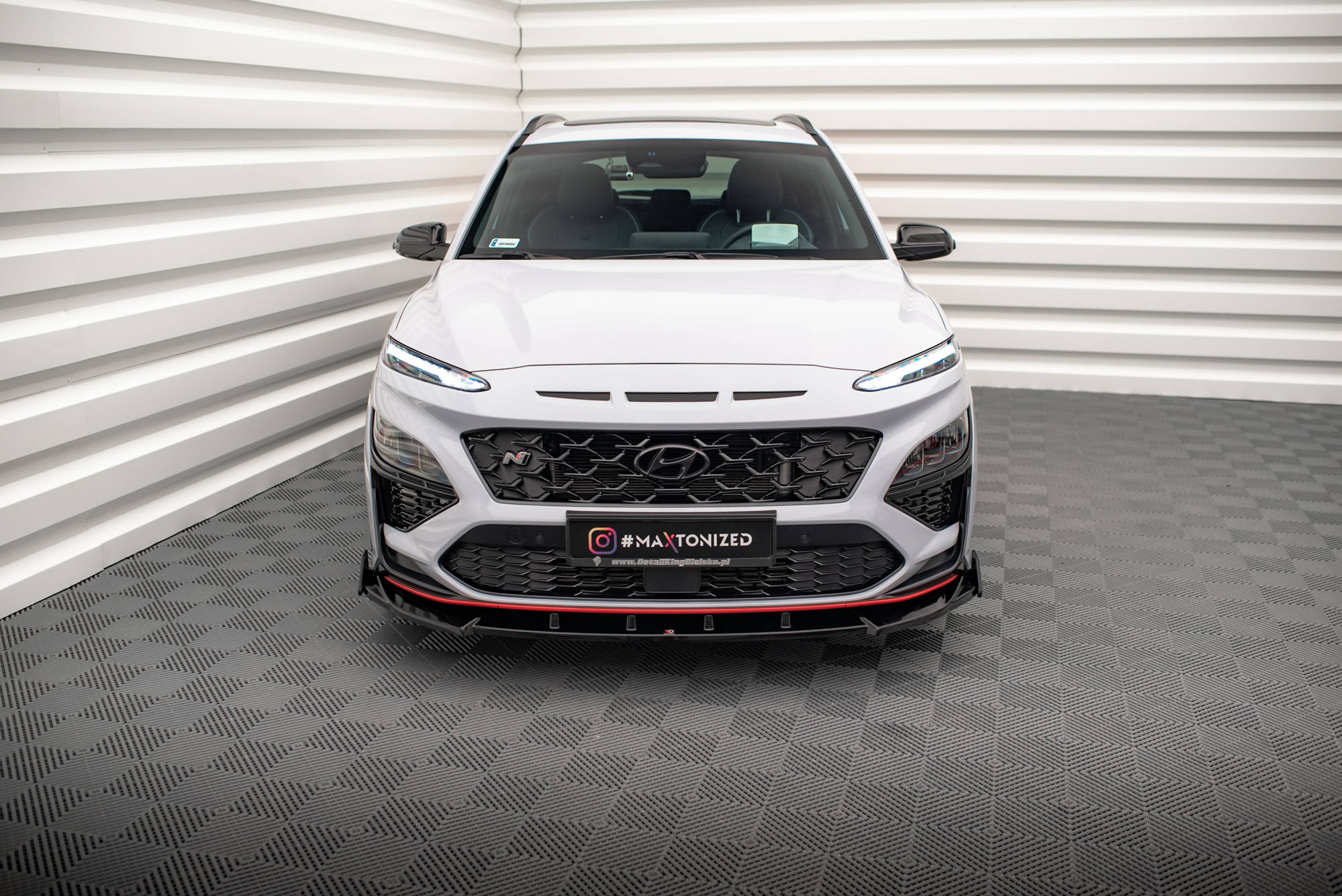 Front Splitter V.2 + Flaps Hyundai Kona N Mk1 - Image 2