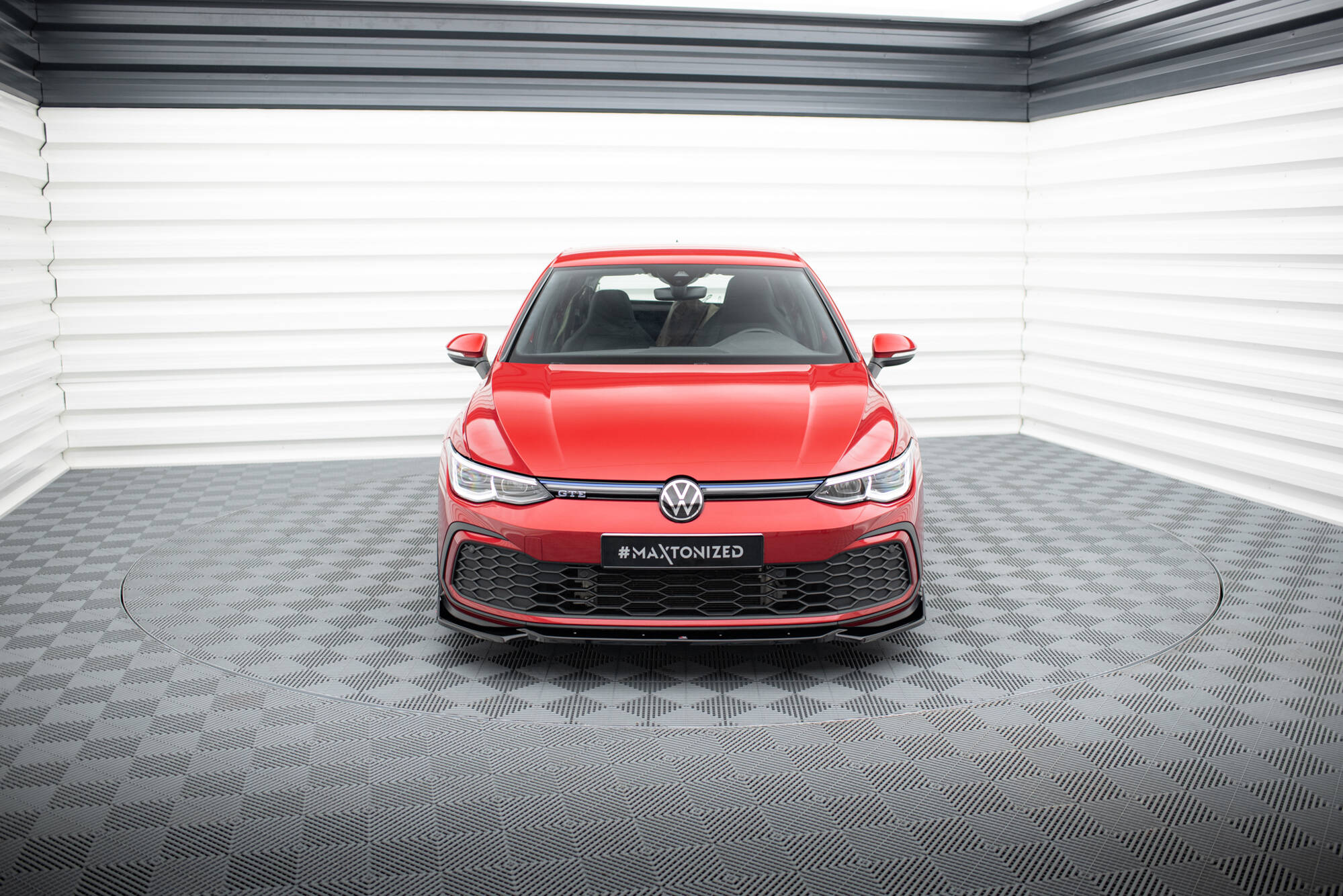 Front Splitter V.2 + Flaps Volkswagen Golf GTI / GTE / GTD / R-Line Mk8 - Image 2