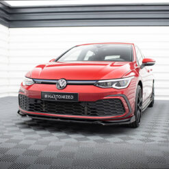 Front Splitter V.2 + Flaps Volkswagen Golf GTI / GTE / GTD / R-Line Mk8