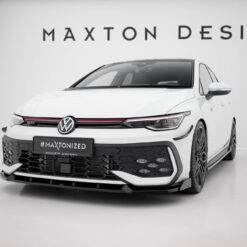 Front Splitter V.2 + Flaps Volkswagen Golf GTI / GTE / R-Line Mk8 Facelift