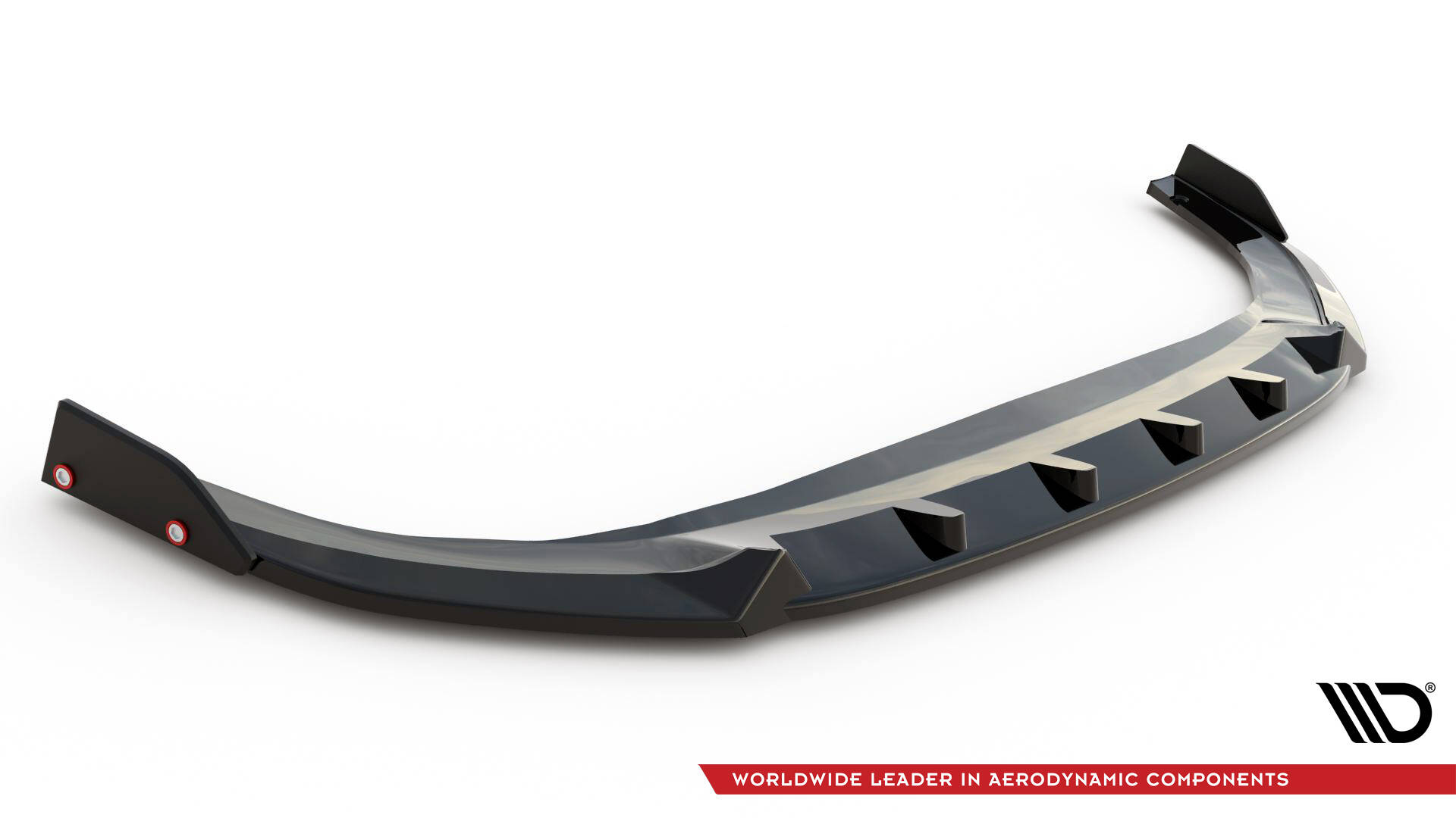 Front Splitter V.2 + Flaps Volkswagen Golf GTI / GTE / R-Line Mk8 Facelift - Image 4