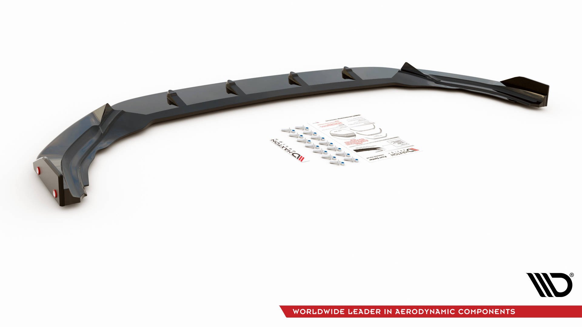 Front Splitter V.2 + Flaps Volkswagen Golf R Mk8 - Image 5