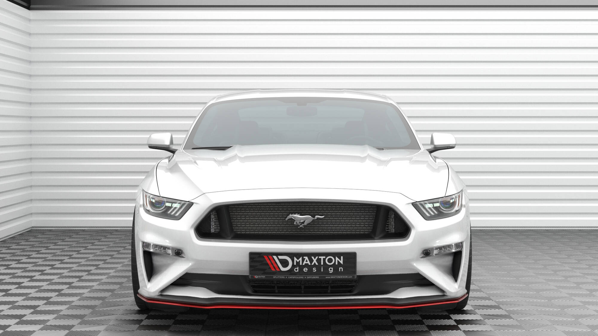 Front Splitter V.2 Ford Mustang Mk6 Facelift - Image 2