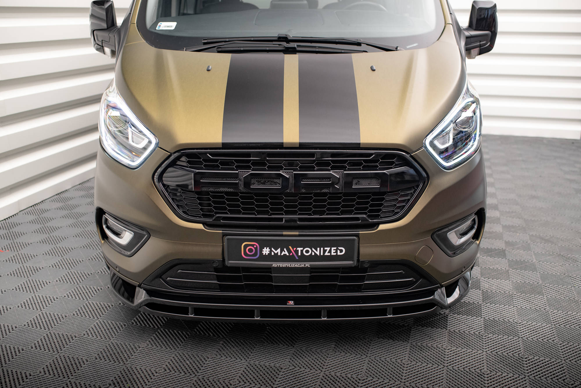 Front Splitter V.2 Ford Transit Custom Mk1 Facelift / Tourneo Custom Mk1 Facelift - Image 2