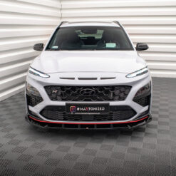 Alternative view of Front Splitter V.2 Hyundai Kona N Mk1