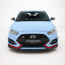 Alternative view of Front Splitter V.2 Hyundai Veloster N Mk2