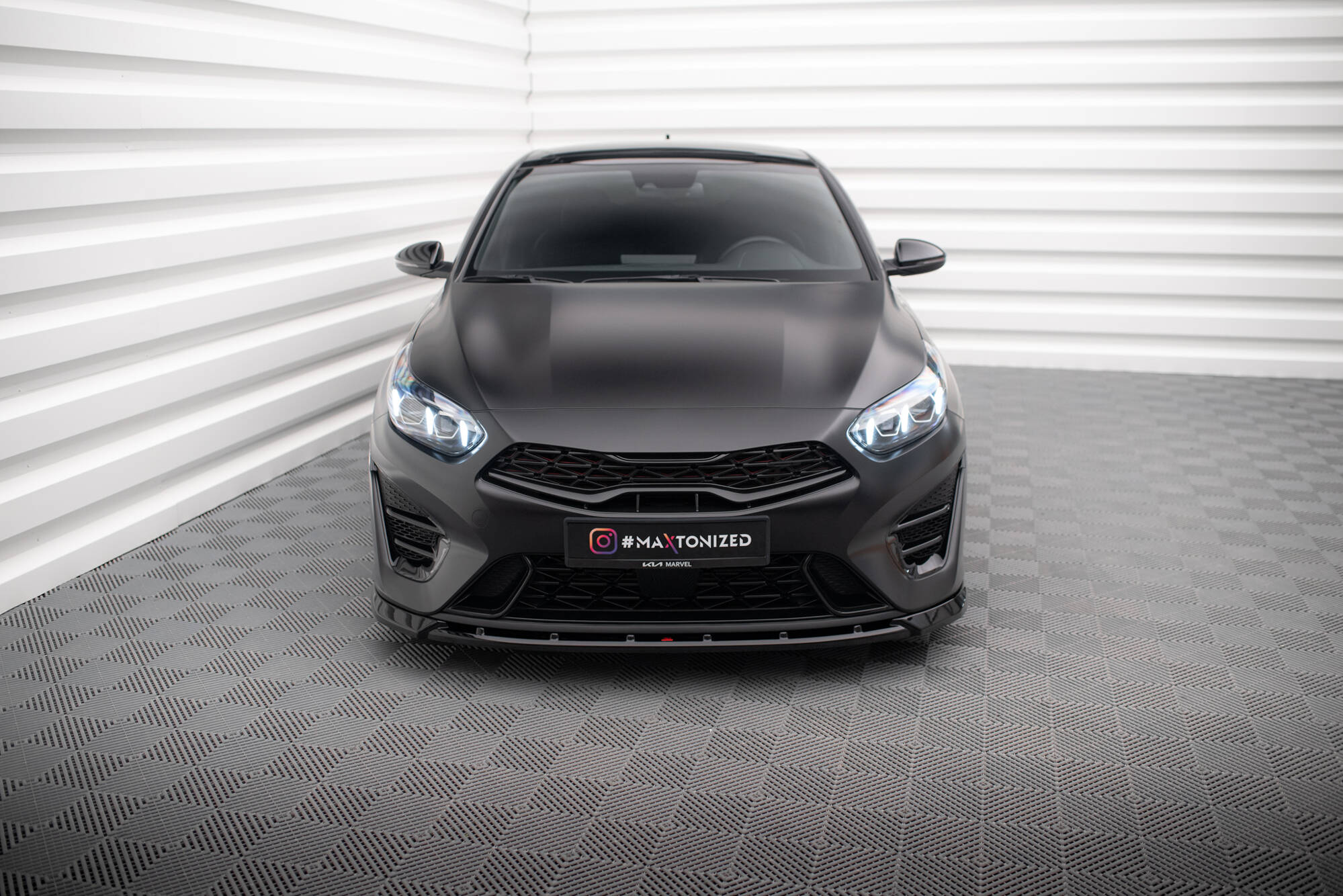 Front Splitter V.2 Kia Proceed GT Mk3 Facelift / Ceed GT / GT - Line Mk1 Facelift - Image 2